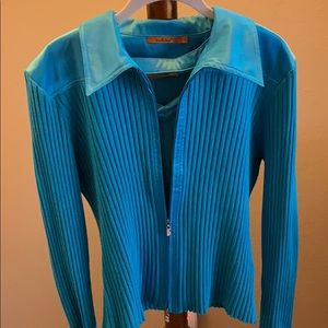 Turquoise sweater set